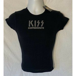 NWT Rare Vintage 2006 Kiss Band Coffeehouse Logo
